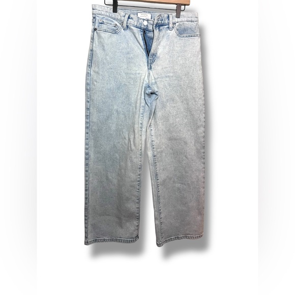 Banana Republic Denim - Banana Republic Light Blue Women’s High Rise Straight Fit